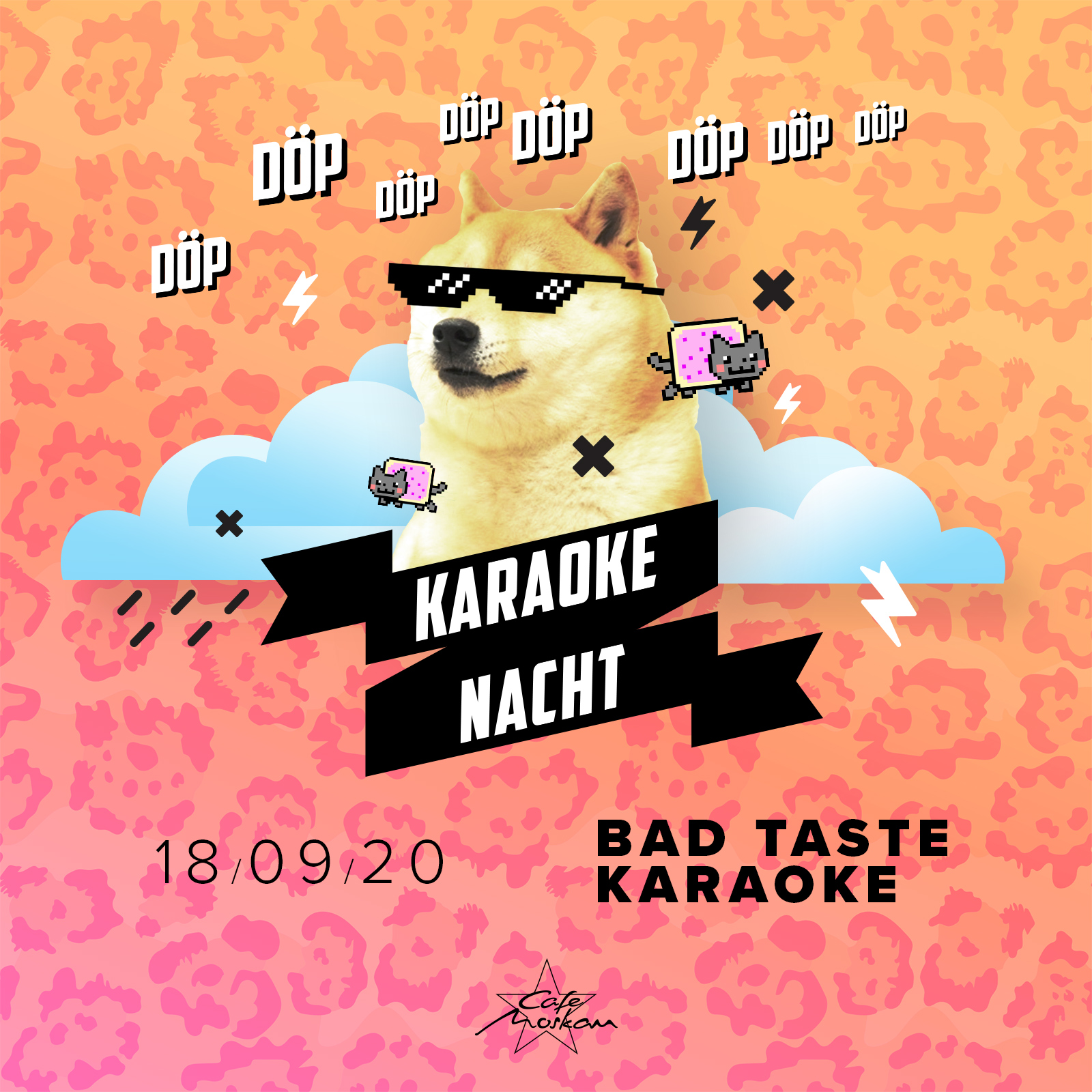 Karaoke Nacht - Bad Taste  Angebote Cafe Moskau
